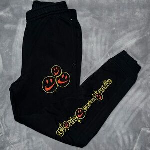 Nike Black Sweatpants Circular Design